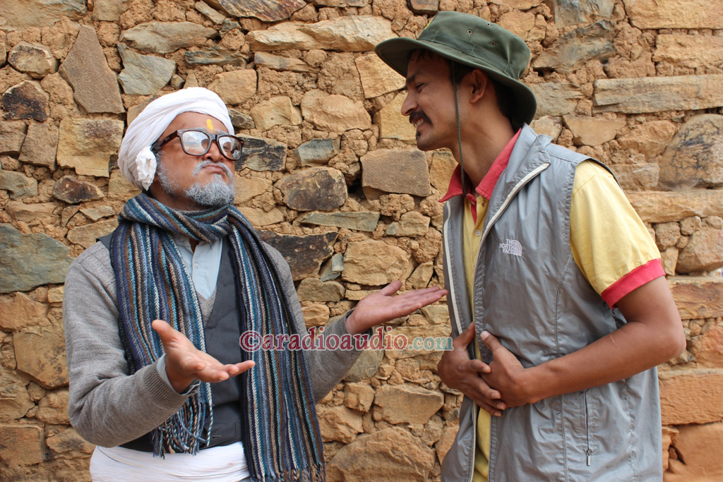 darsane and baitadi baje in meri bassai shuting